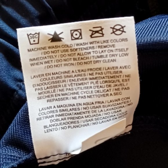 EUC Men's Nike Navy Blue Dri-Fit Lightweight Knit Training Pants Size XL - Picture 7 of 7